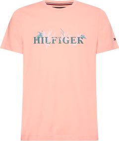 tommy-hilfiger-tommy-hilfiger-miesten-t-paita-palm-floral-tee-persikka-1