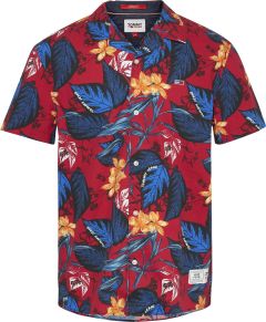tommy-jeans-miesten-kauluspaita-tjm-hawaiian-camp-shirt-viininpunainen-kuosi-1