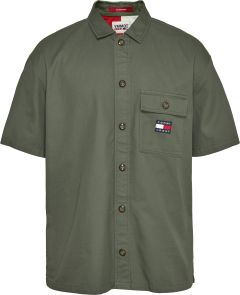 tommy-jeans-miesten-paita-classic-solid-ss-overshirt-armeijanvihrea-2