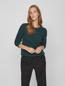 vila-neule-vidalo-o-neck-l-s-knit-top-vihrea-1