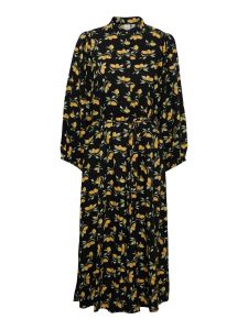 y-a-s-naisten-midimekko-yascitri-3-4-midi-shirt-dress-musta-kuosi-1