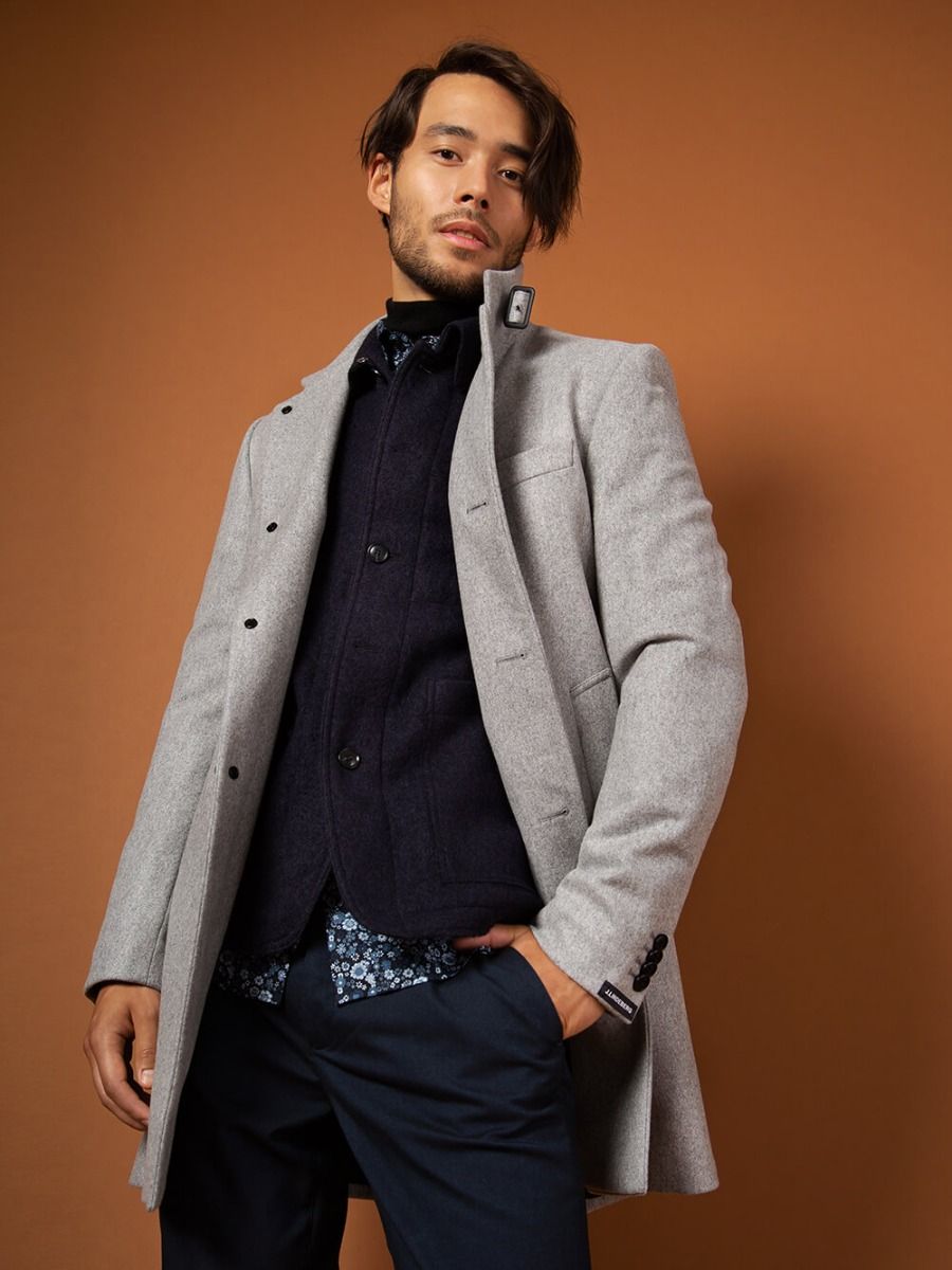 Holger compact sales melton wool coat