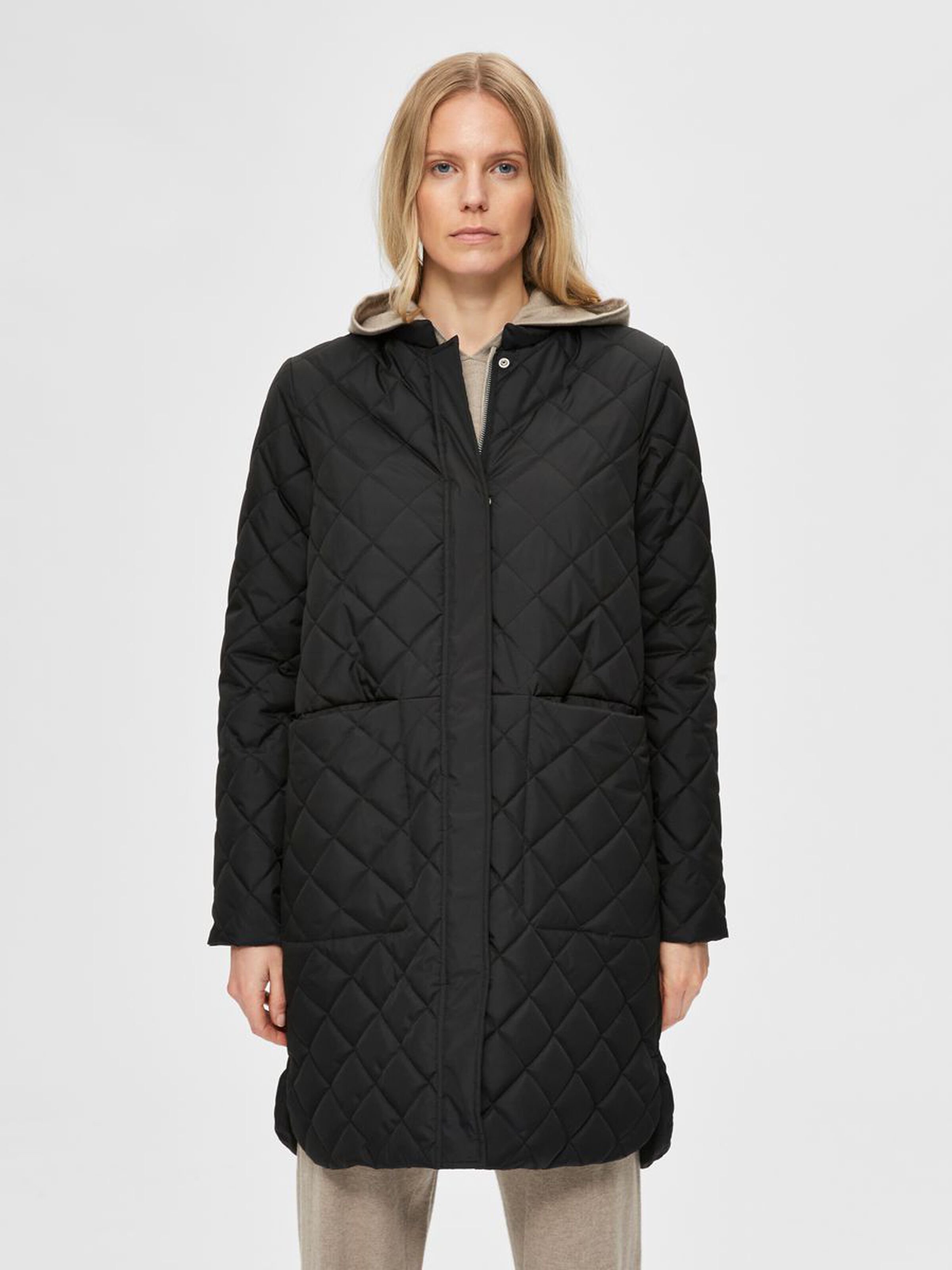 selected femme filippa quilted coat