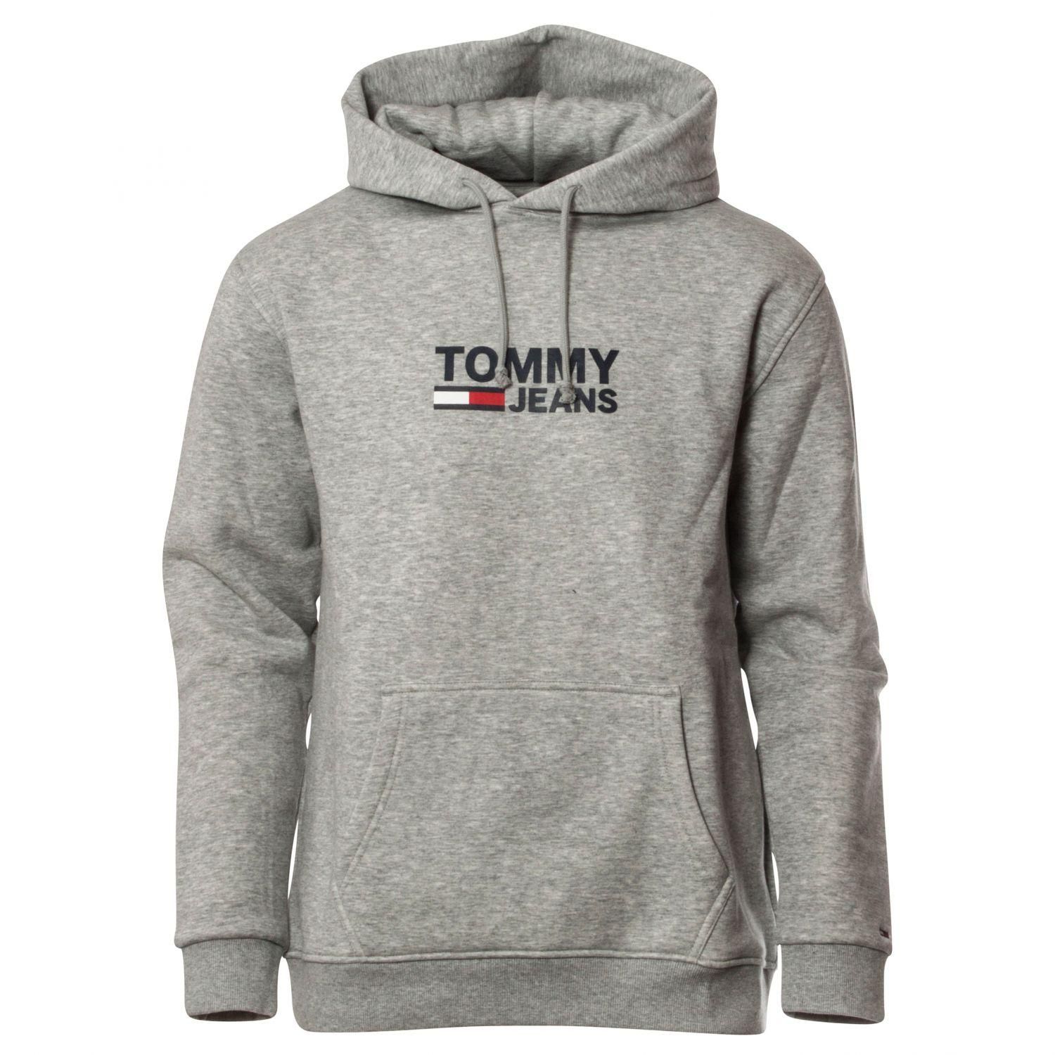 Tommy Jeans Huppari TJM CORP LOGO Keskiharmaa Kek le