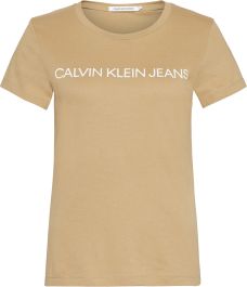 Calvin Klein Jeans Naisten T paita, Institutional Logo Slim Naisten Calvin Klein naisten vaatteet sandaalit, vertaa