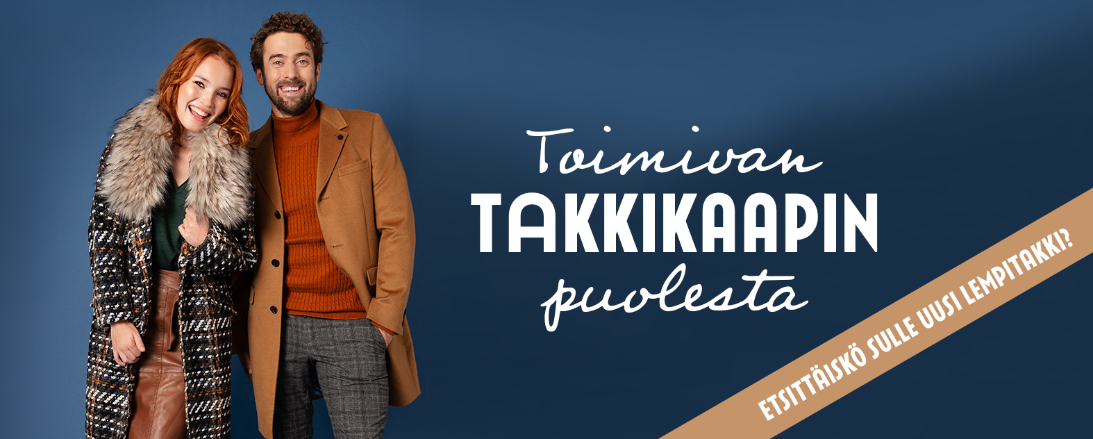 miesten ja naisten talvitakki