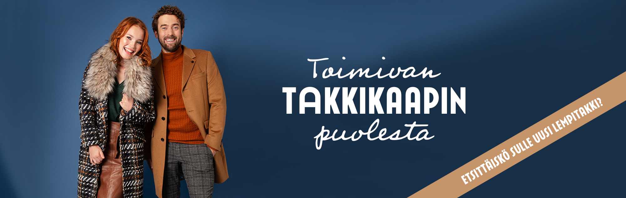 miesten ja naisten talvitakki